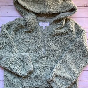 Cozy Green Sherpa Hoodie